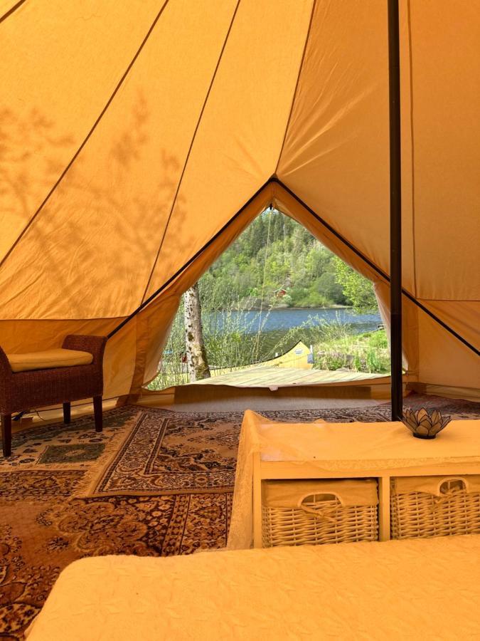 Glamping On Idyllic Lake, Paddle Boards & Rowboat Порсгрунн Экстерьер фото