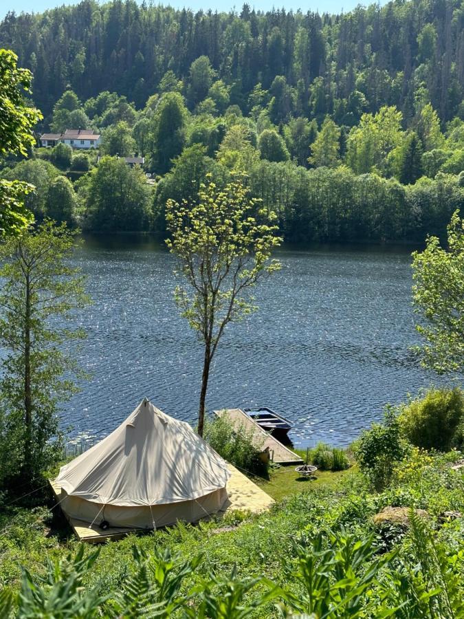 Glamping On Idyllic Lake, Paddle Boards & Rowboat Порсгрунн Экстерьер фото