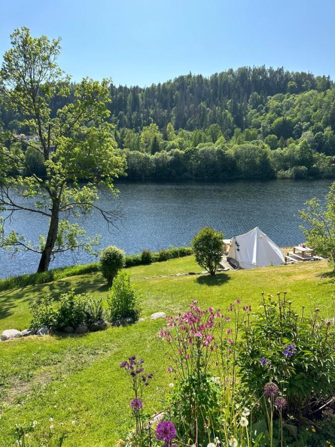 Glamping On Idyllic Lake, Paddle Boards & Rowboat Порсгрунн Экстерьер фото