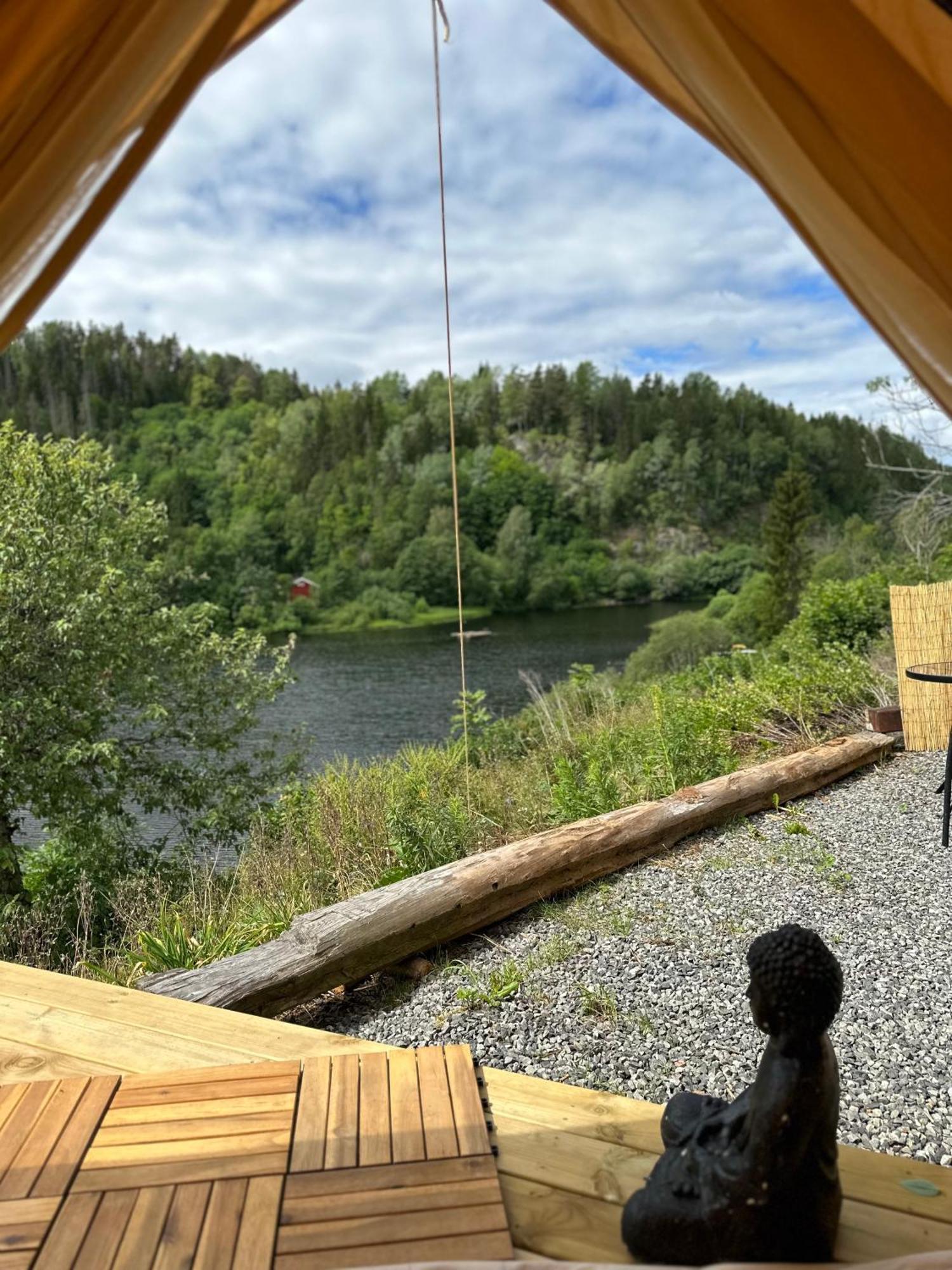 Glamping On Idyllic Lake, Paddle Boards & Rowboat Порсгрунн Экстерьер фото